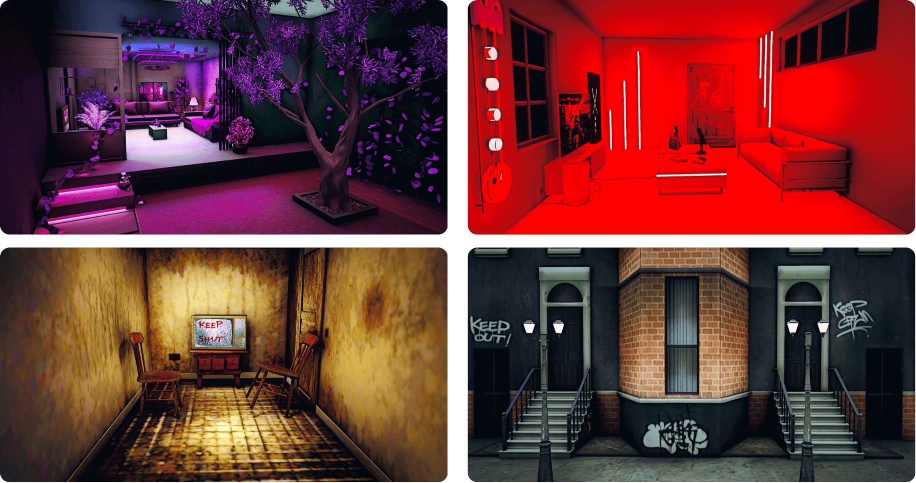 Neon Living | Red Gamer | Keep Shut | Street Lights